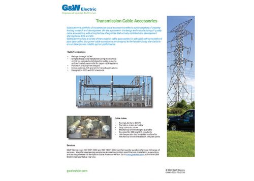 Transmission cable accessories flyer